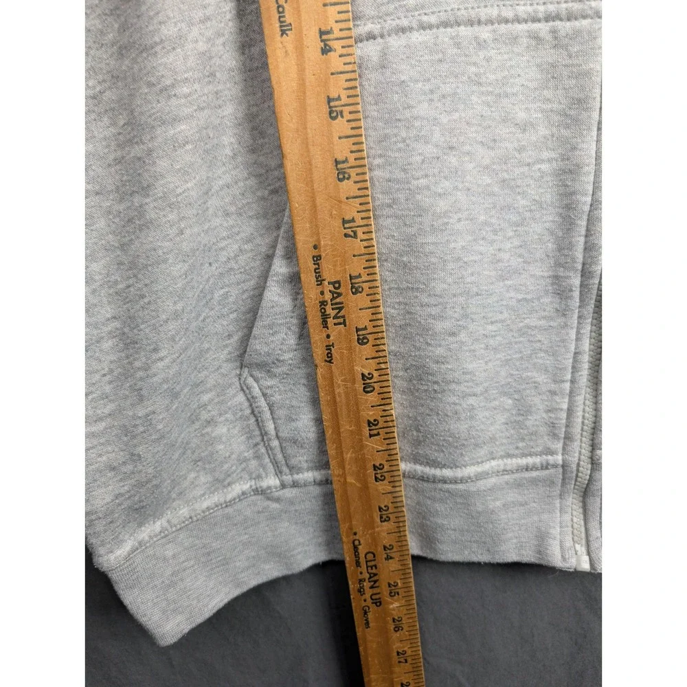 Nike Mens‎ Club Fleece Full Zip Hoodie Heather Gray Size Large